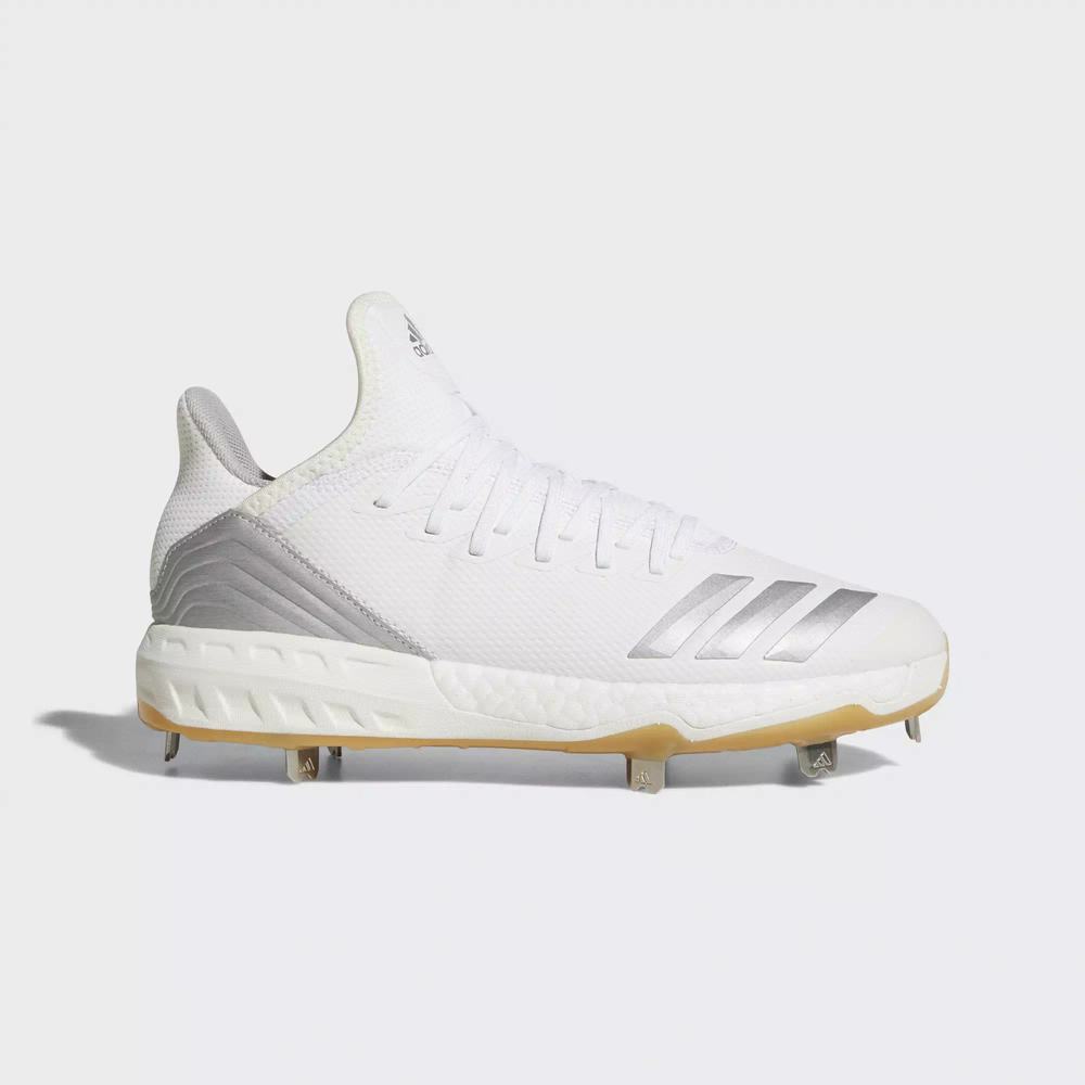 Adidas Boost Icon 4 Spikes De Beisbol Blancos Para Hombre (MX-42305)